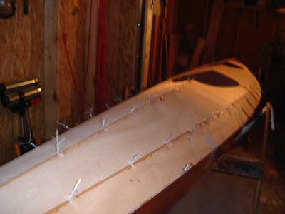  The deck seams are filled with epoxy. 