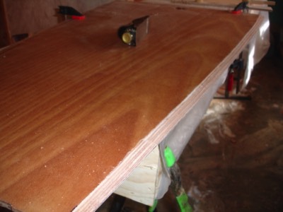  The bevel is cut with a low angle block plane. 