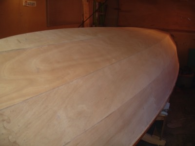 4/28/11 - The epoxy fill spots are sanded smooth. 