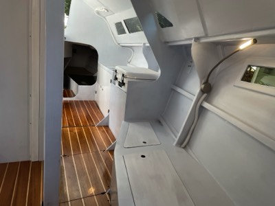  View from forward cabin.  