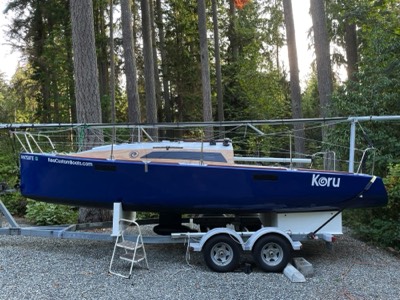  9/16/22 - The toe rails are test fit on the boat. 