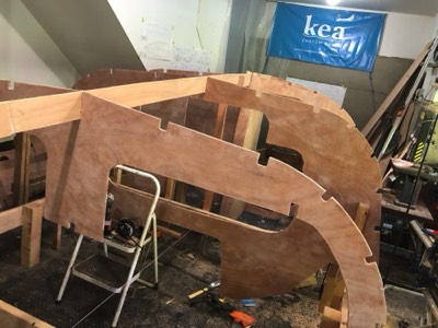  7/18/20 - Bulkheads G and H are in place. 